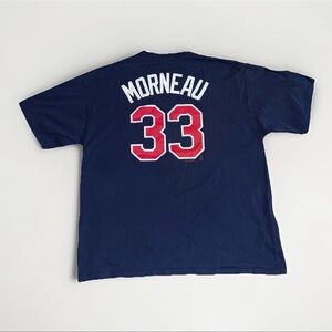 Justin Morneau 33 Minnesota Twins Mens XL Jersey T Shirt MLB Genuine Merchandise